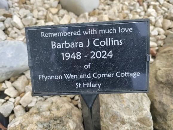 NML Barbara Collins plaque