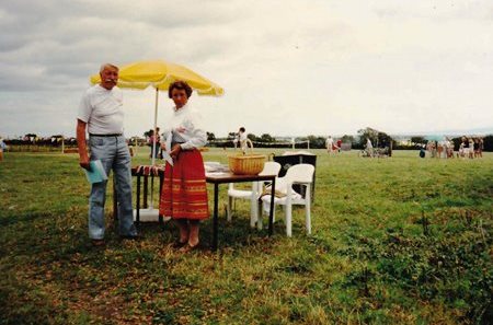 Alan Thomas and Jeannie Griffiths St Hilary 900 sports day