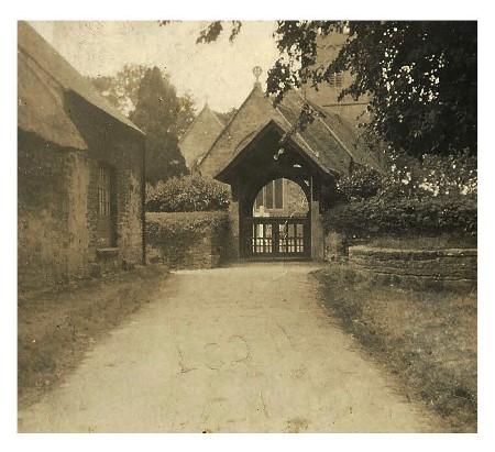 St Hilary Church Lych Gate Vale of Glamorgan 1946