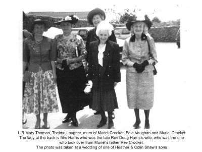 Edie Vaughan wedding of Shaws son400